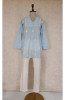 Blue Cotton Chikankari Short Top