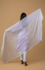 White Kota Cotton Chikankari Dupatta