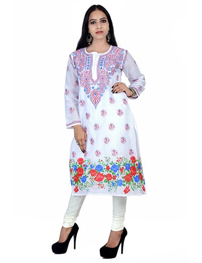 Kashmiri Gala Kurti