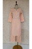 Peach Pink Mul Cotton Chikankari Kurta &amp; Pant Set