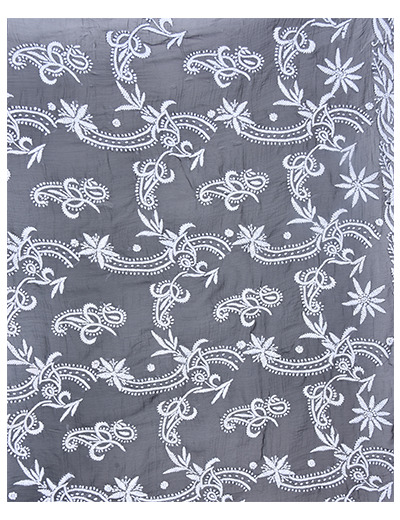 Rohia by Chhangamal Hand Embroidered Black Georgette Chikankari Saree With Blouse - S9083
