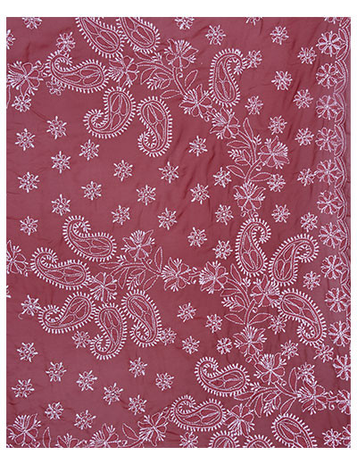 Rohia By Chhangamal Maroon Georgette Saree With Skirt Palla