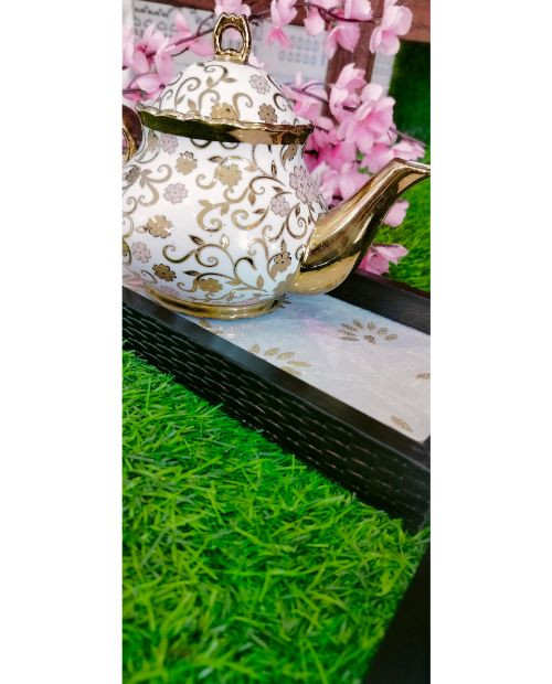 Rohia By Chhangamal Presents Hand Embroidered White Pure Georgette Lucknowi Chikankari Table Coaster With Gotapatti And Tepchi Work