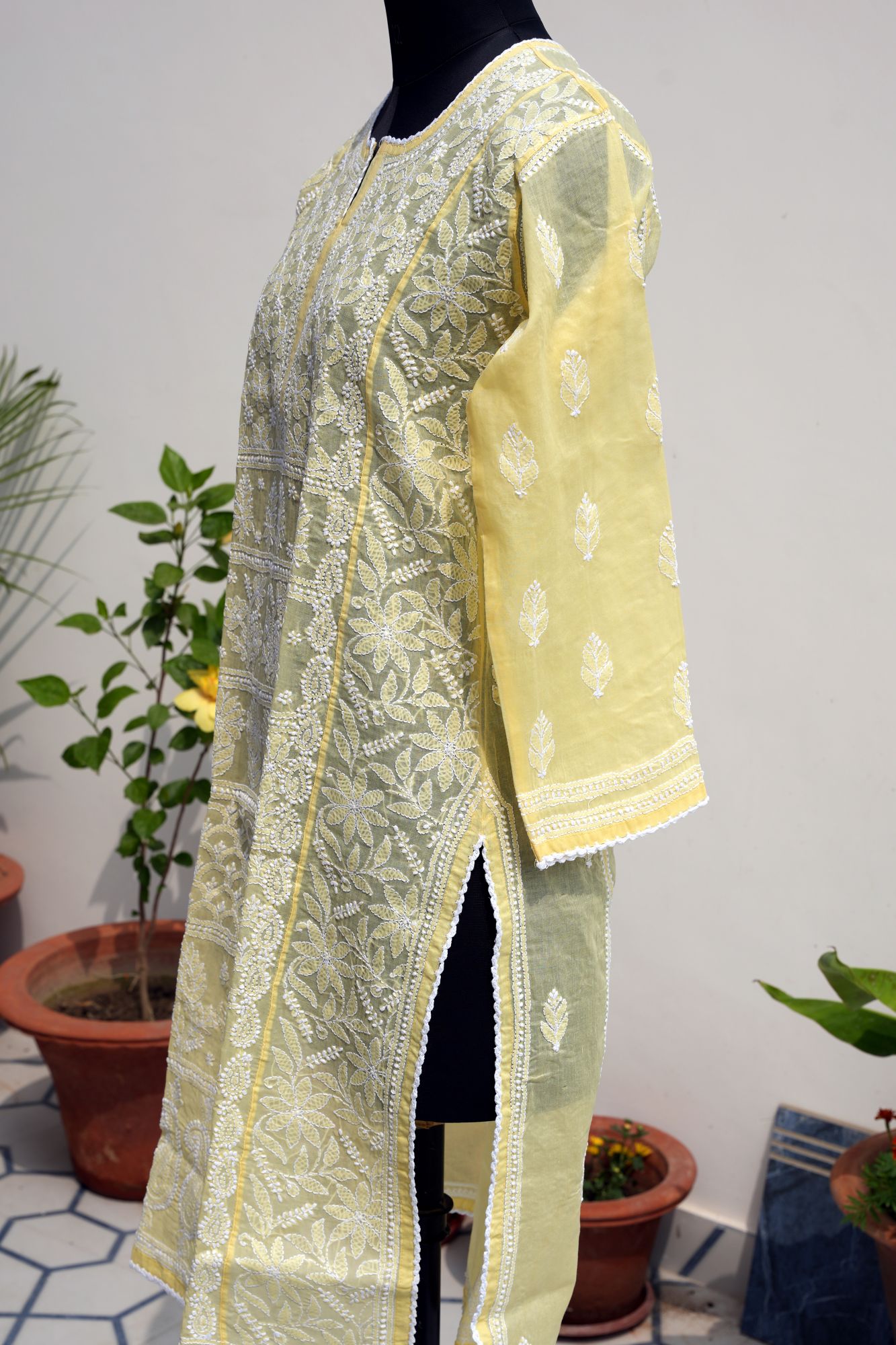 Cotton Voil Stitched Kurti