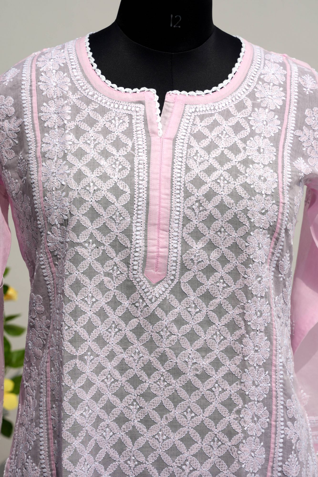 Cotton Voil Stitched  Kurti