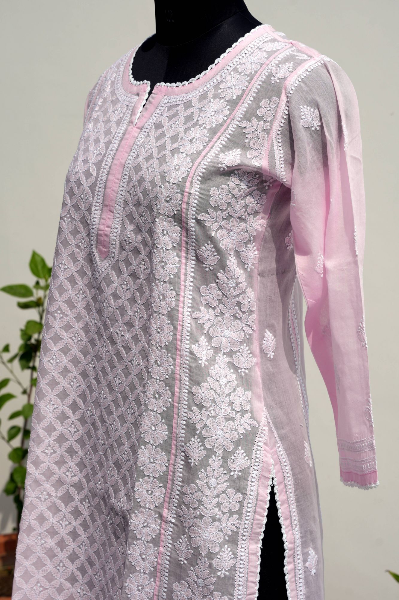 Cotton Voil Stitched  Kurti