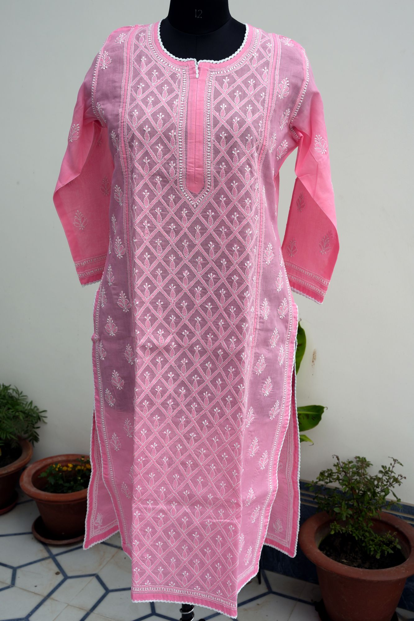 Cotton Voil Stitched Kurti