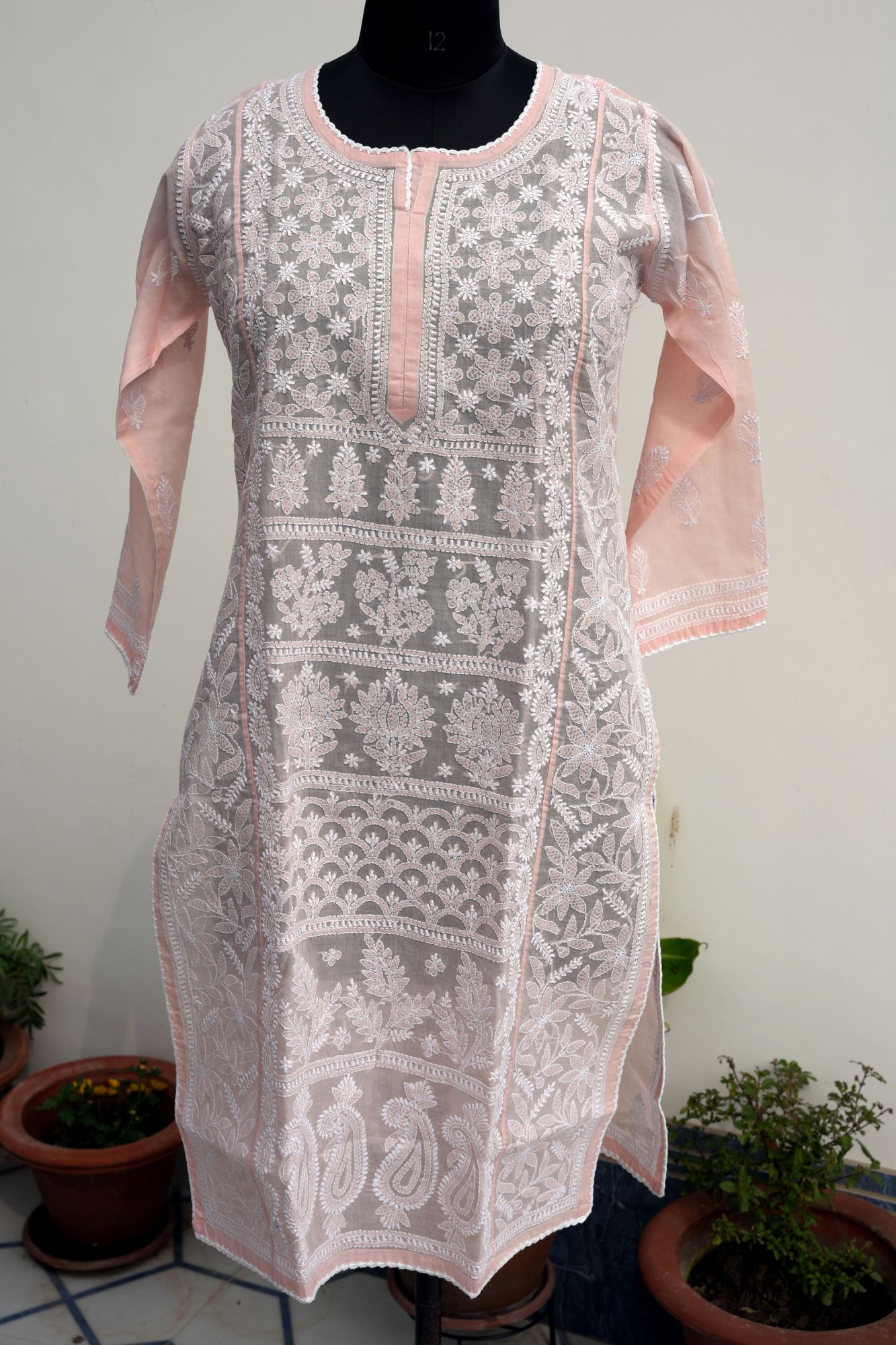 Cotton Voil Stiched Kurti