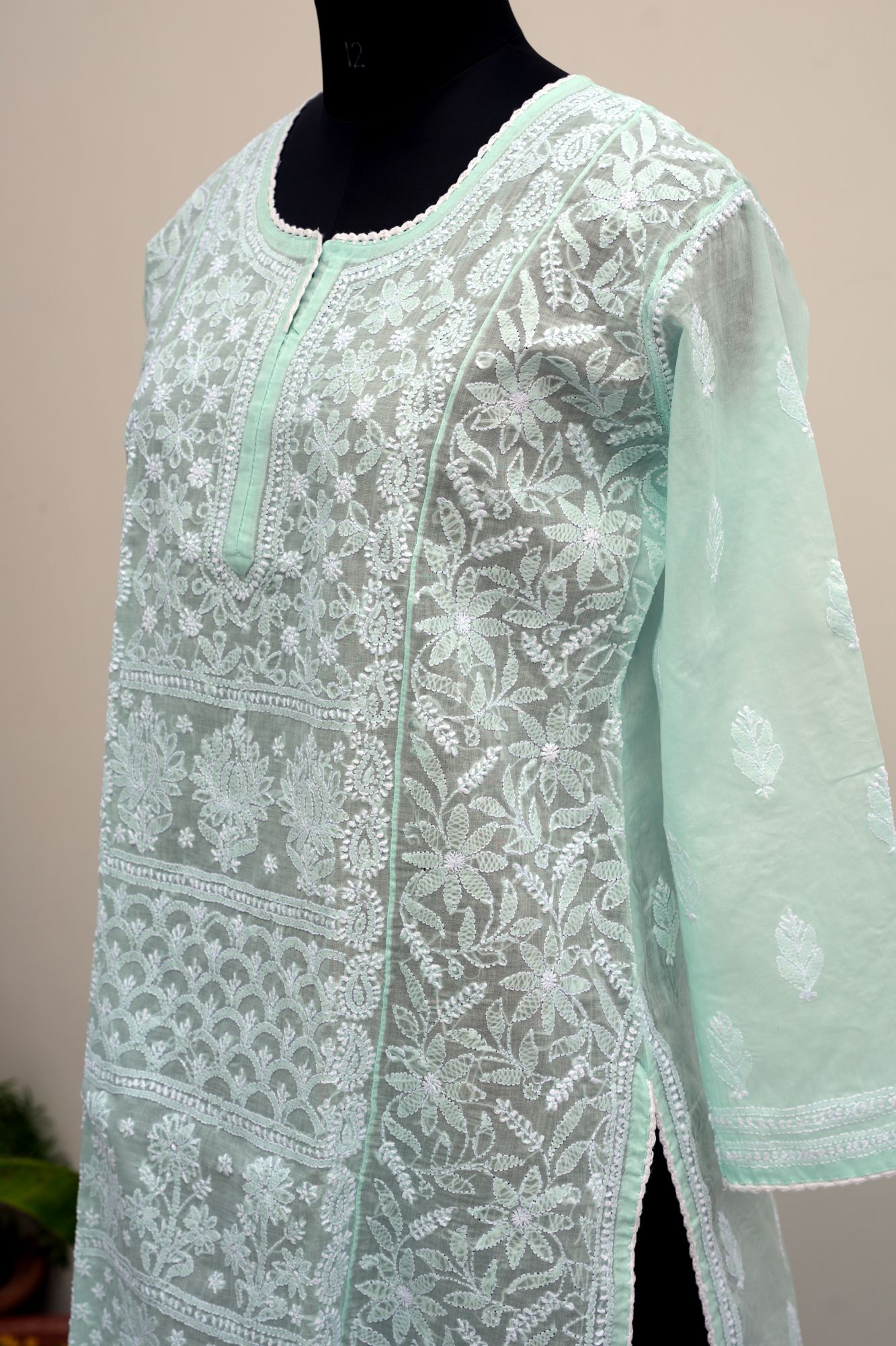 Cotton Voil Stitched Kurti