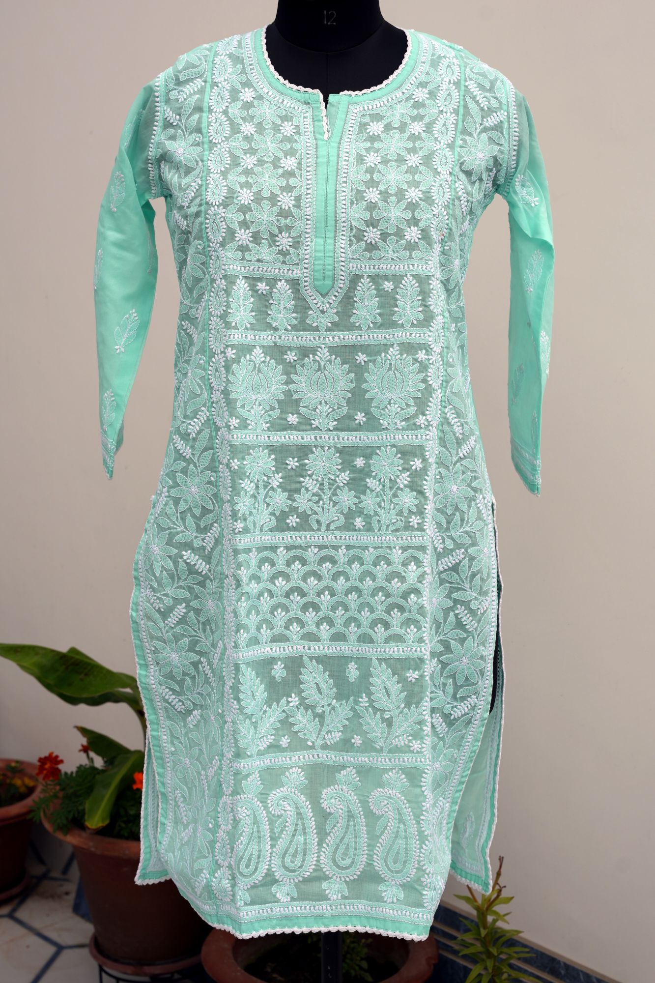 Cotton Voil stitched kurti