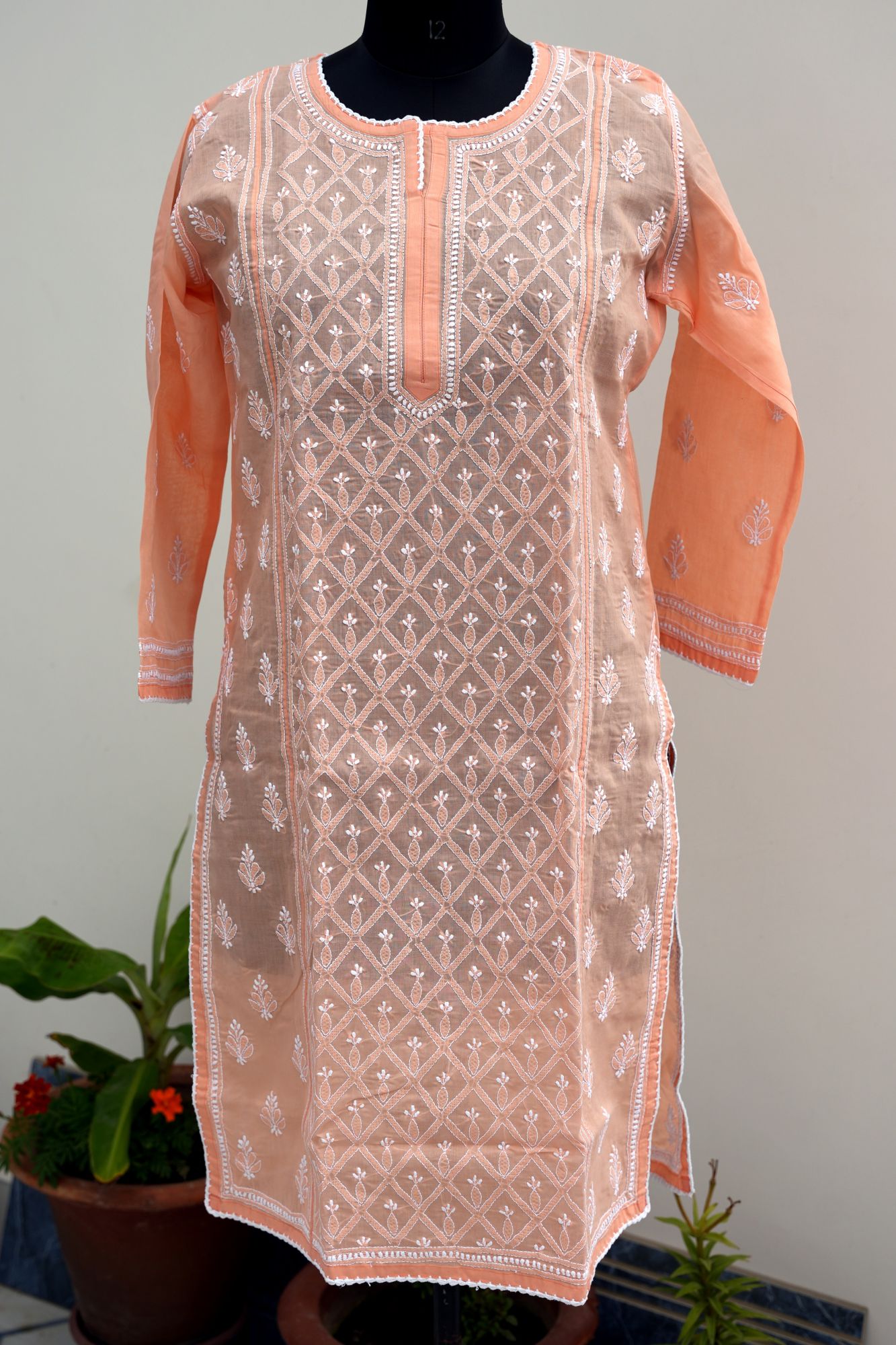 Cotton Voil Stitched Kurti