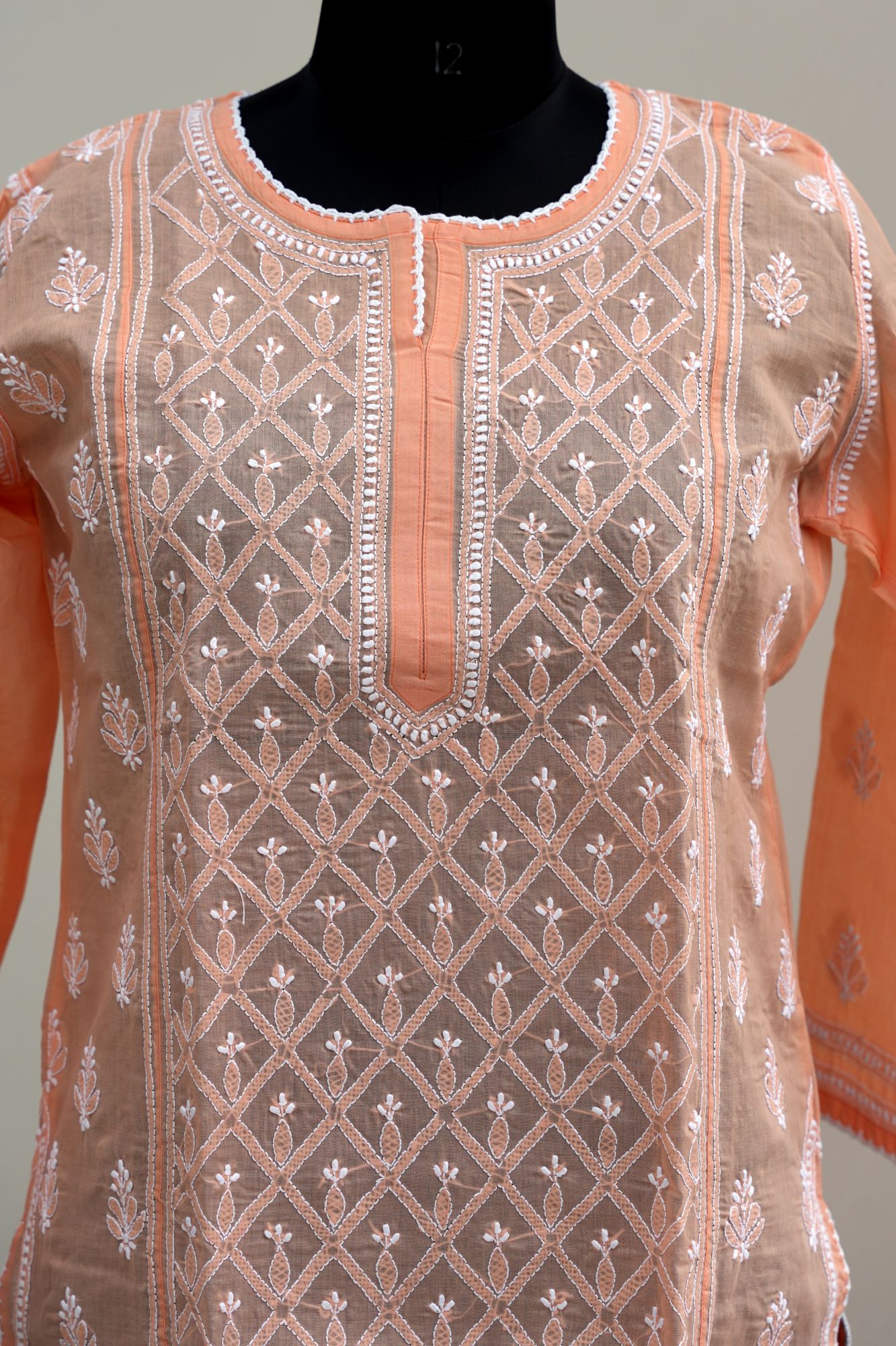 Cotton Voil Stitched Kurti