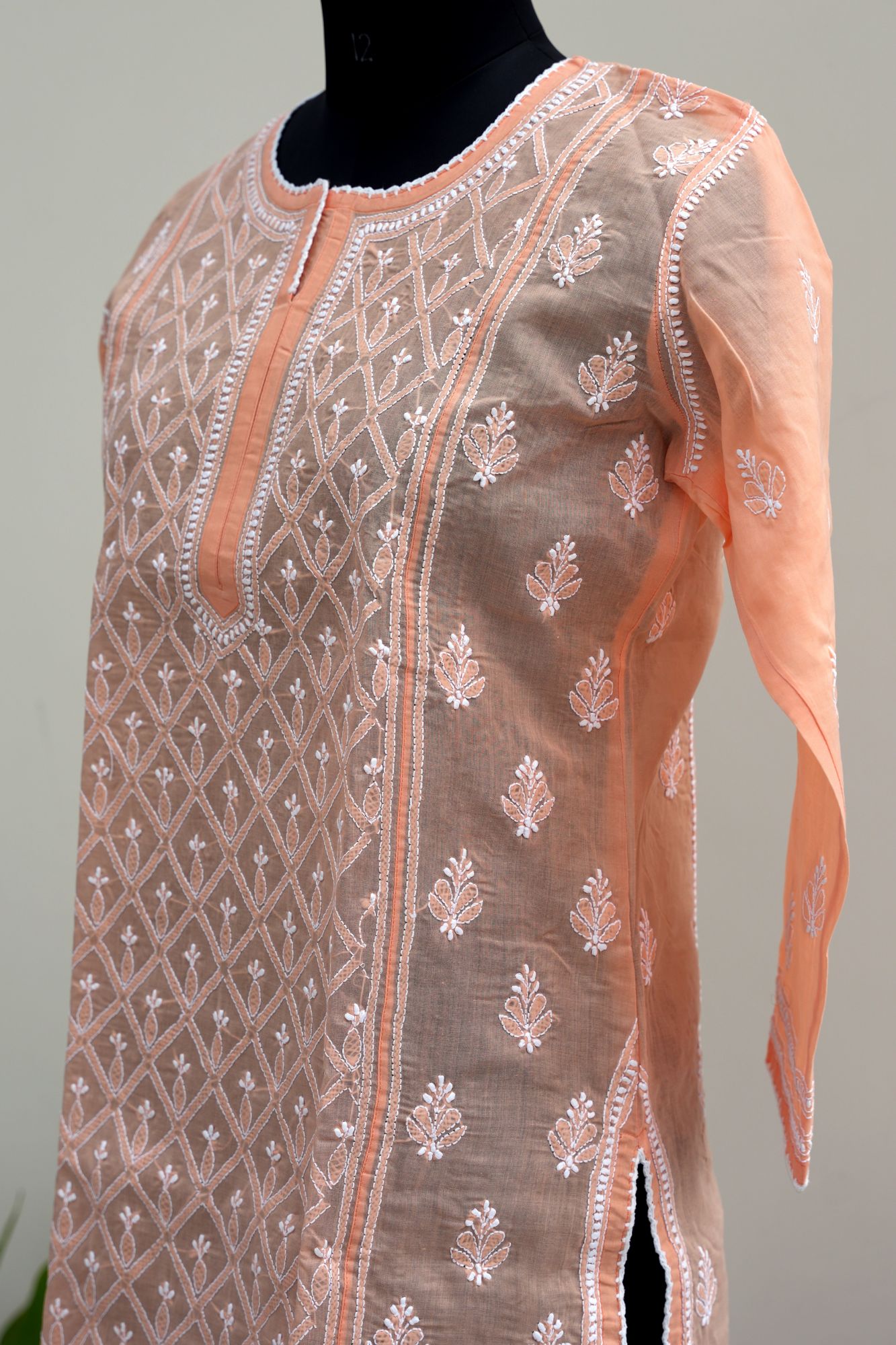 Cotton Voil Stitched Kurti