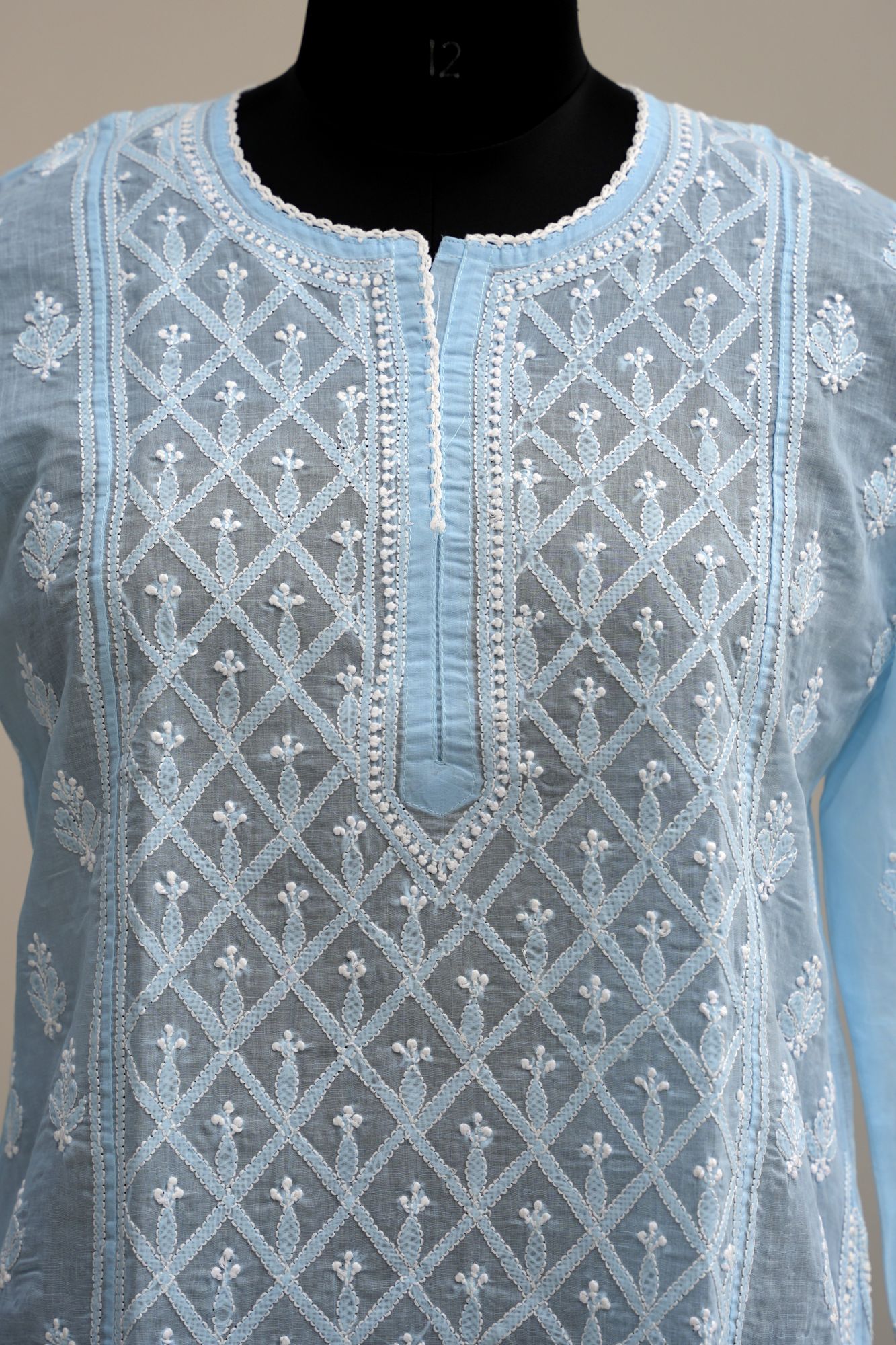 Cotton Voil Stitched Kurti