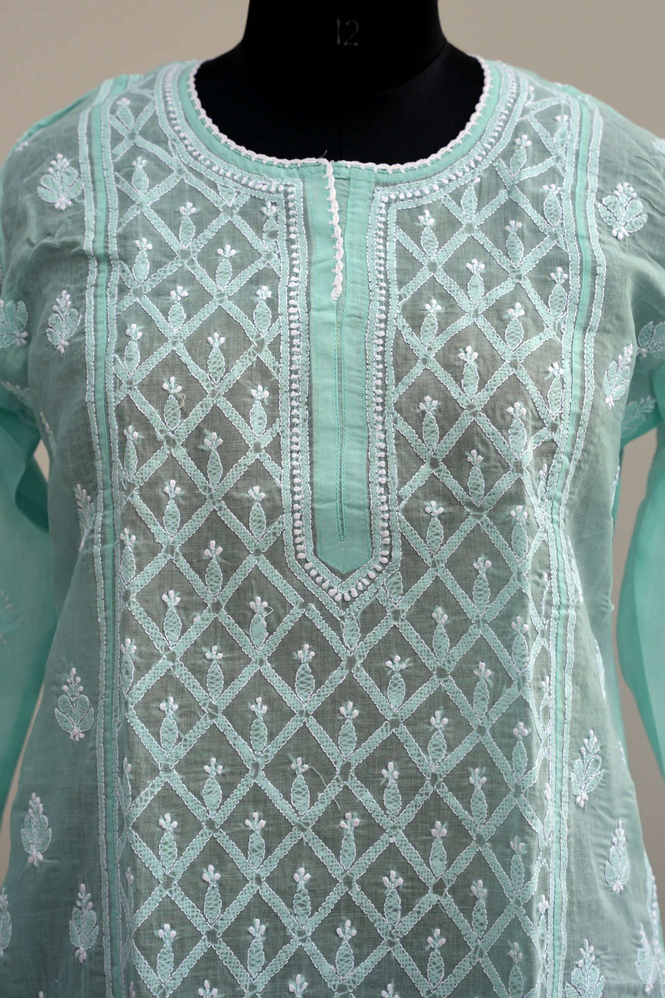 Cotton voil Stitched Kurti