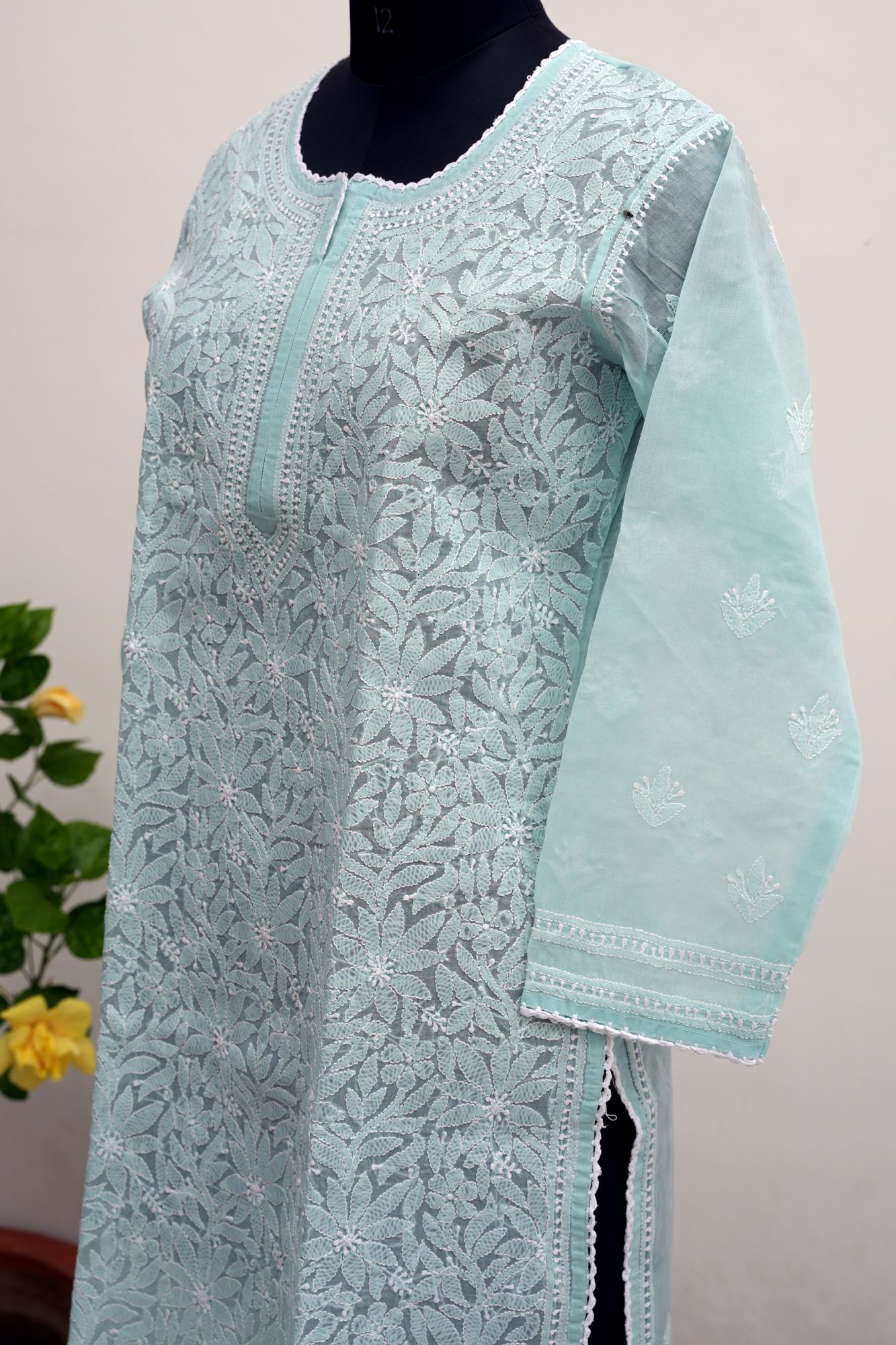 Cotton Voil Stitched Kurti