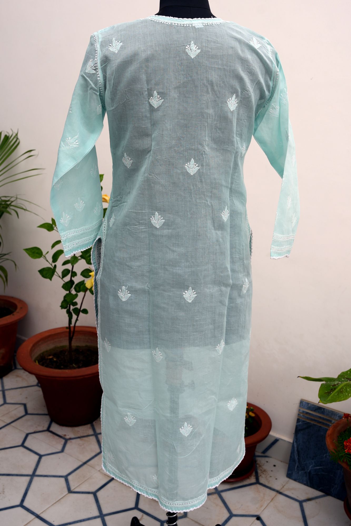 Cotton Voil Stitched Kurti
