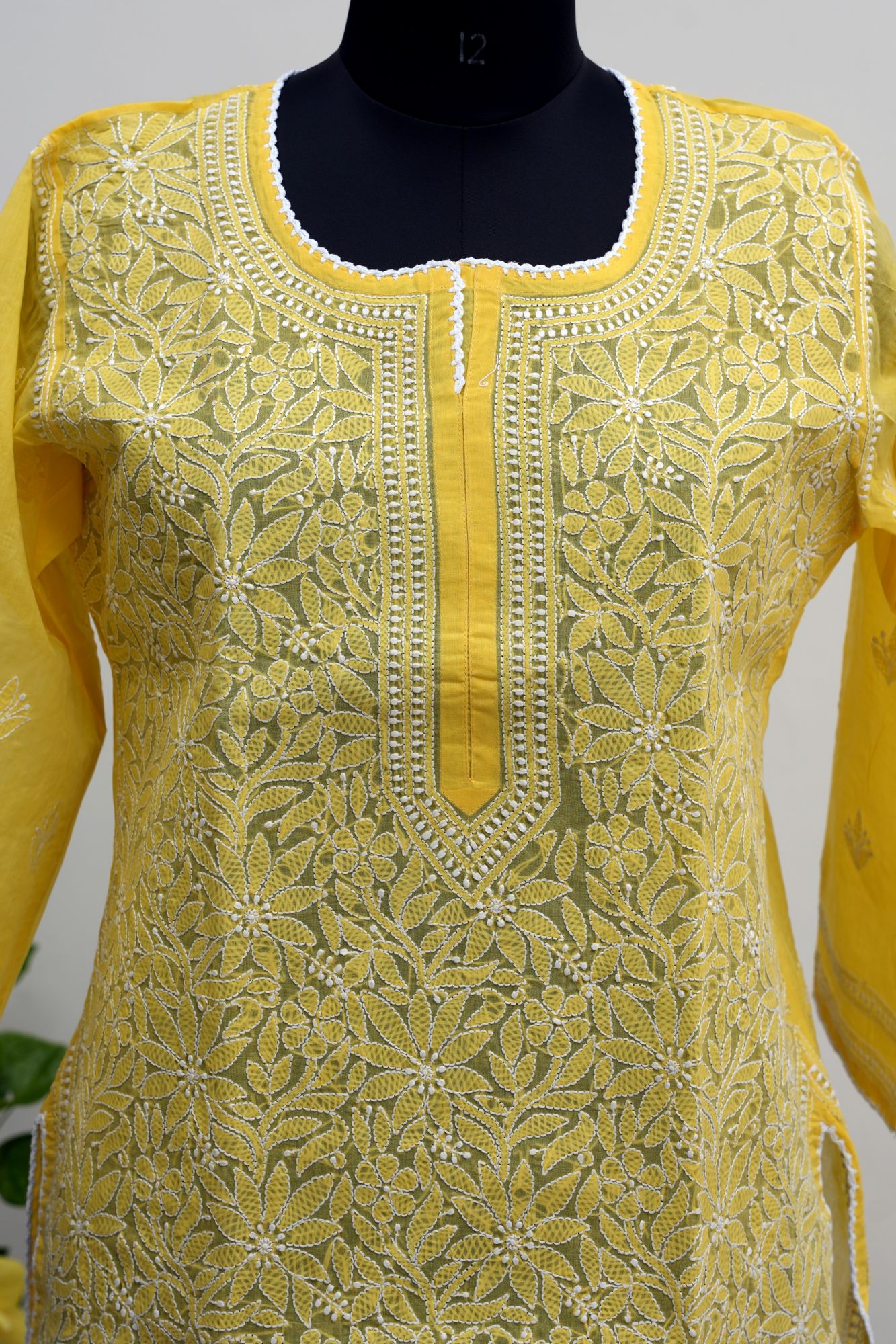 Cotton Voil Jaalwork kurti