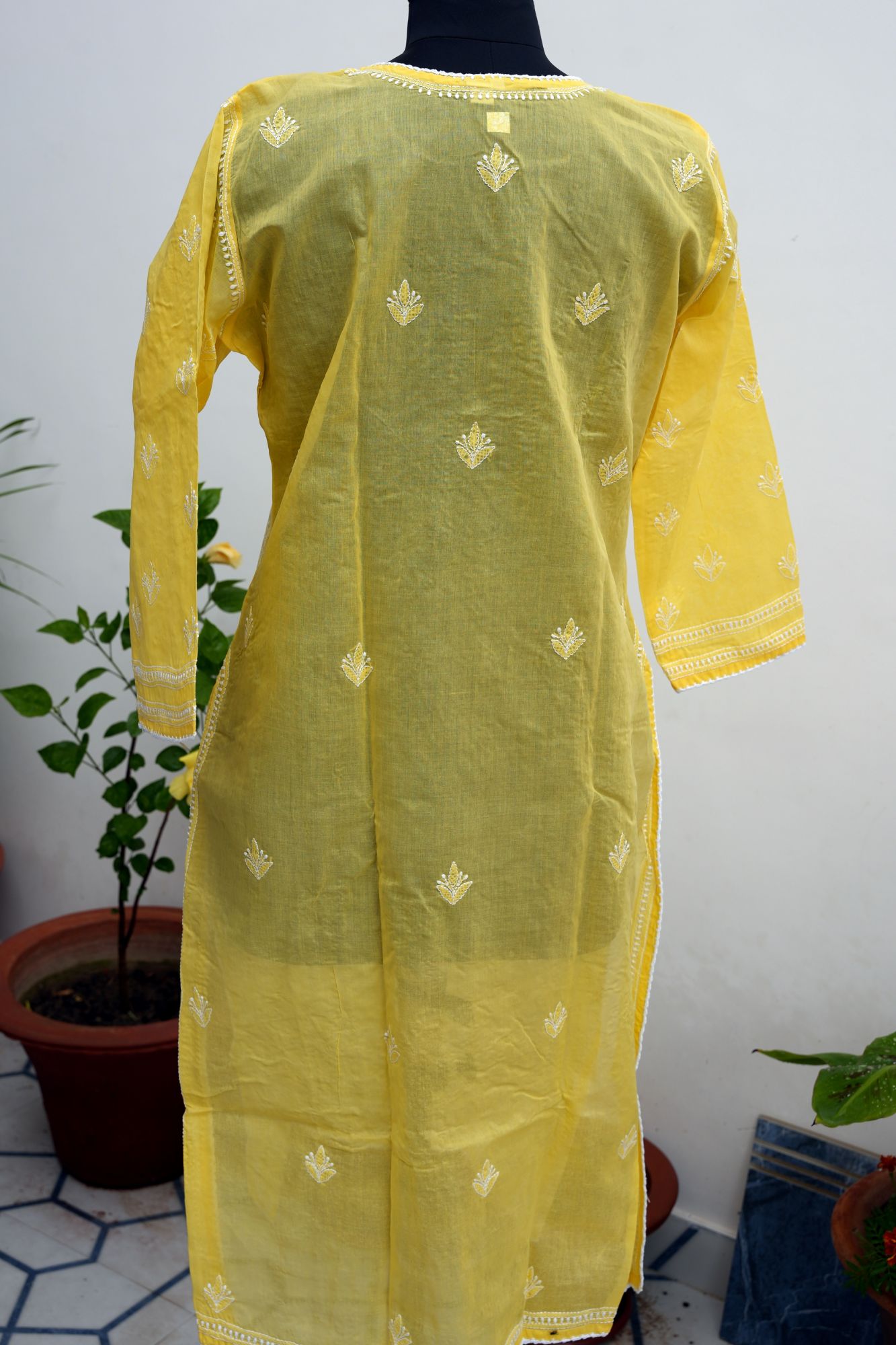 Cotton Voil Jaalwork kurti