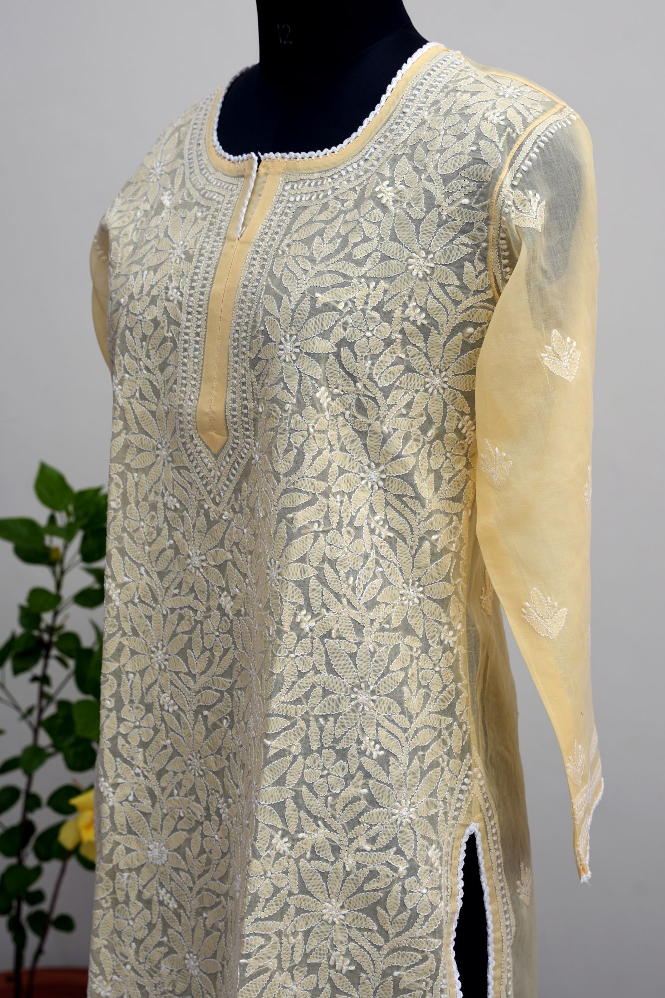 Cotton Voil Stitched Kurti