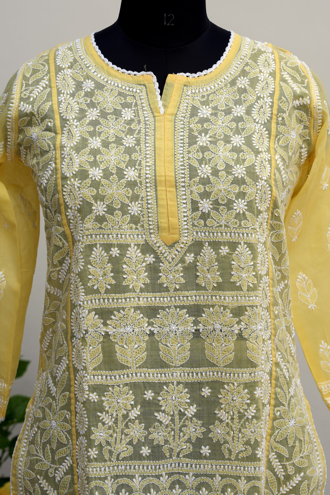 Cotton voil Stitched Kurti