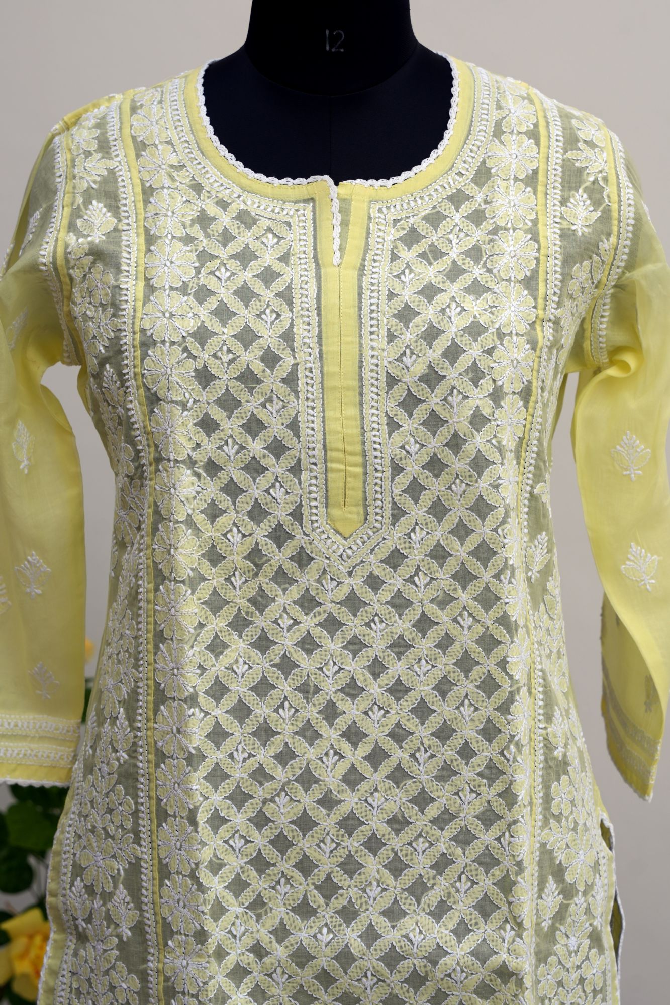 Cotton Voil  Stitched Kurti