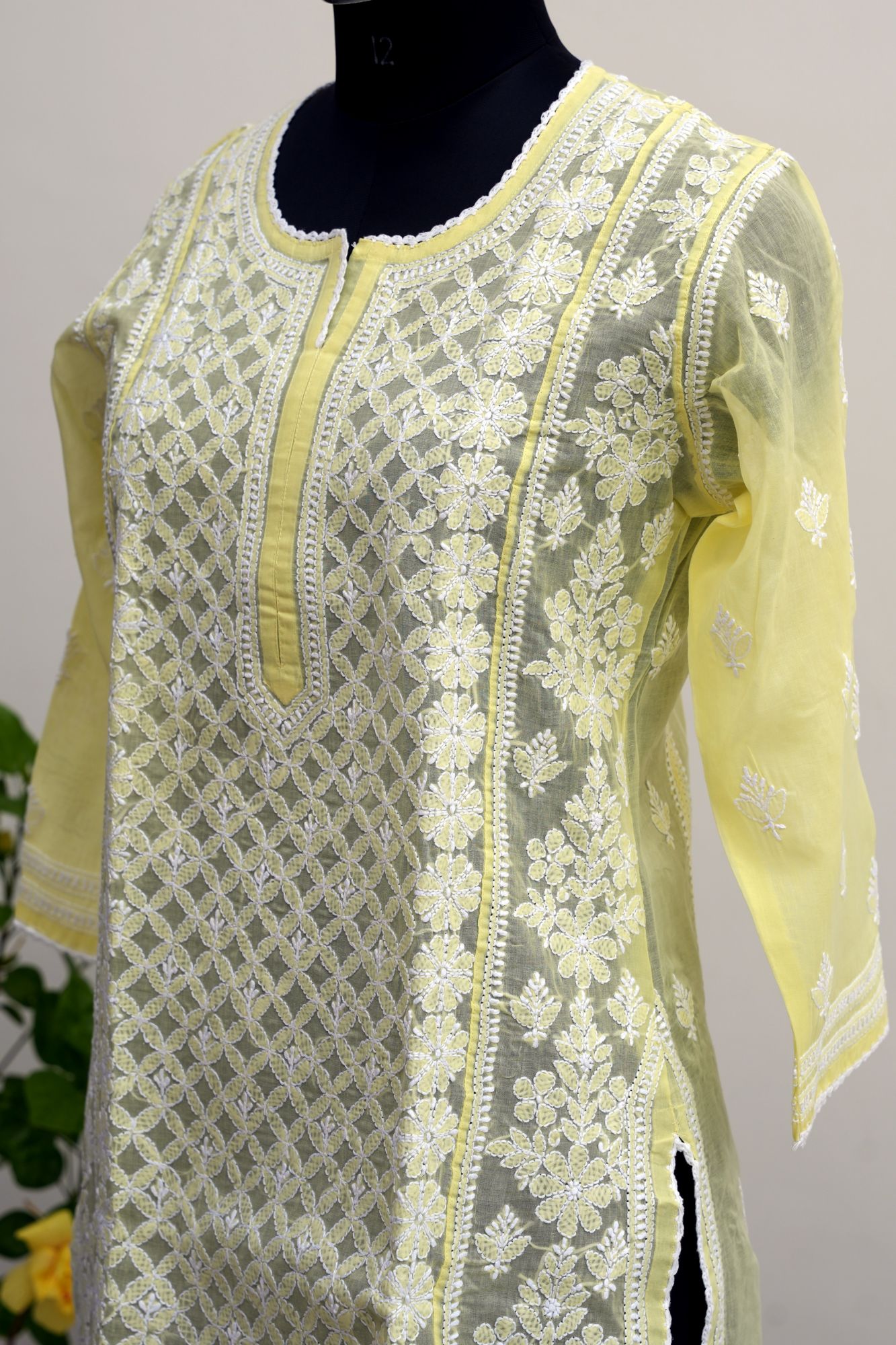 Cotton Voil Stitched Kurti