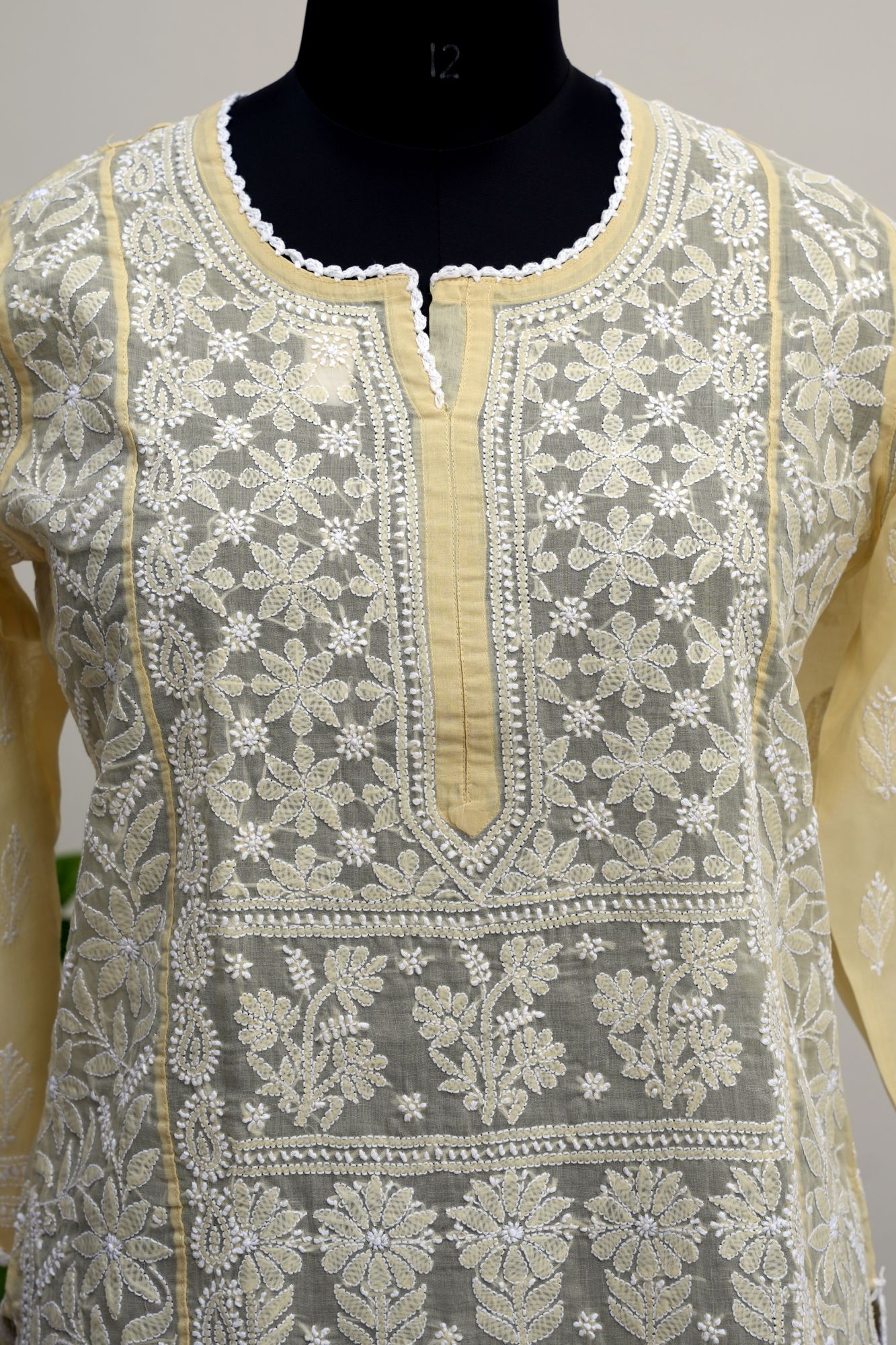 Cotton Voil Jaal kurti