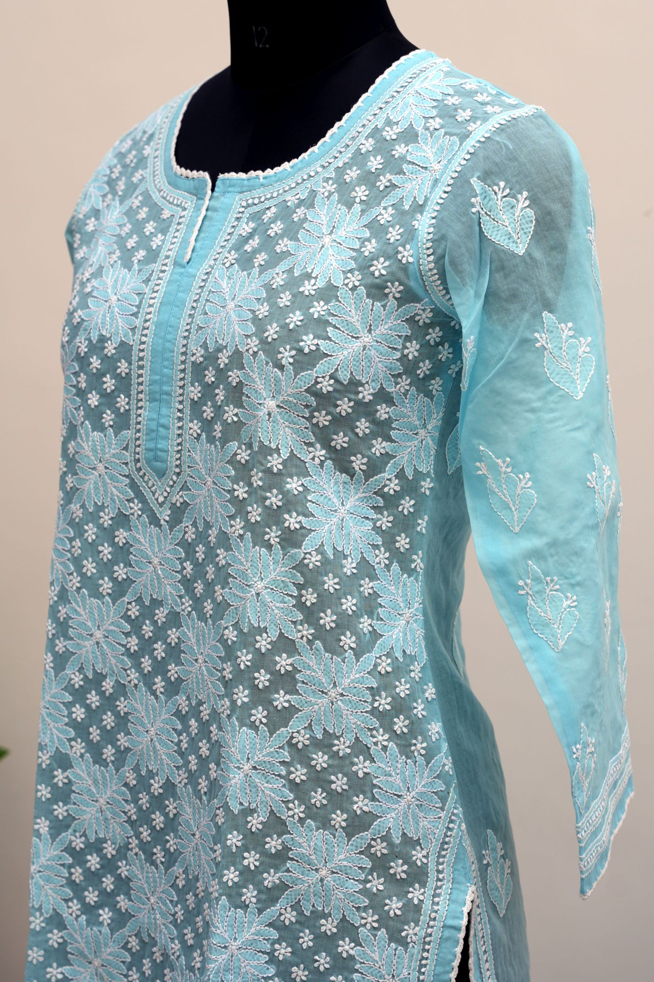 Cotton Voil Stitched Kurti