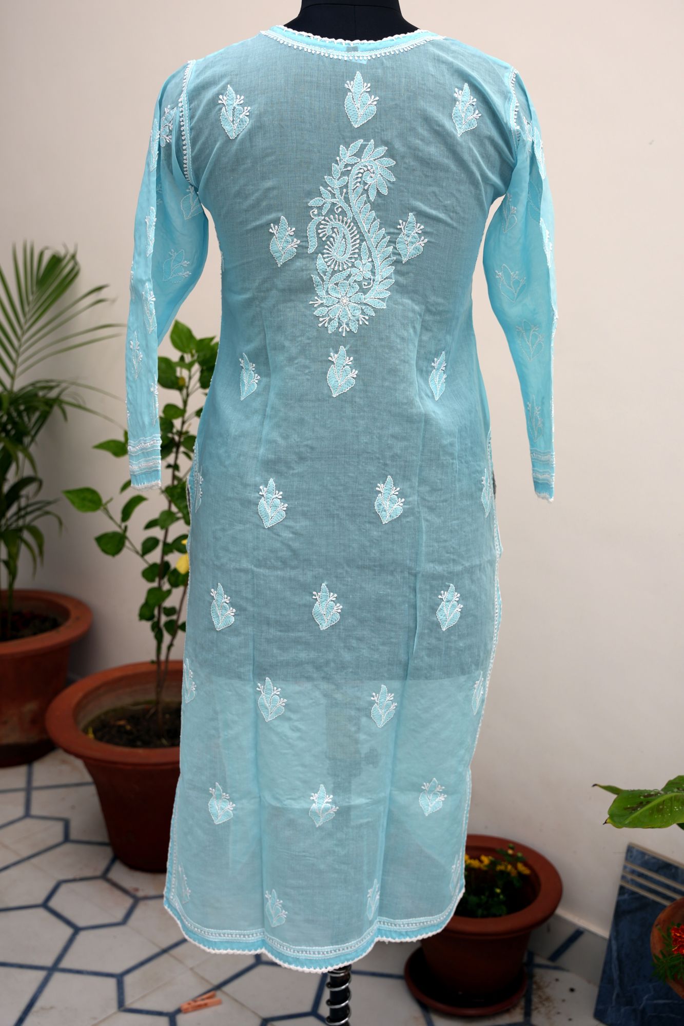 Cotton Voil Stitched Kurti