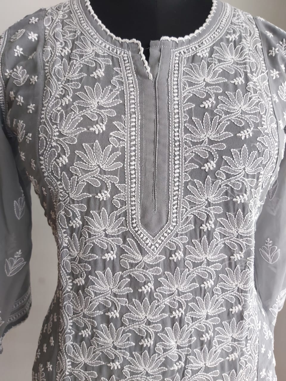 Georgette Jaal Kurti