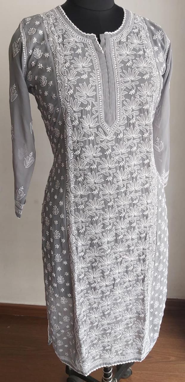 Georgette Jaal Kurti