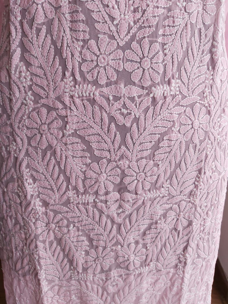 Pink Georgette Kurti