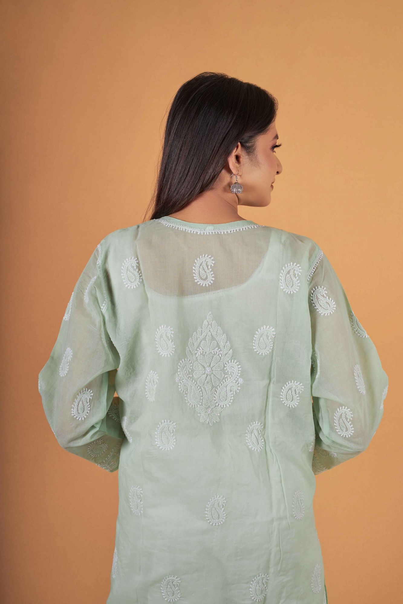 Cotton Kurti with Jaaliwork