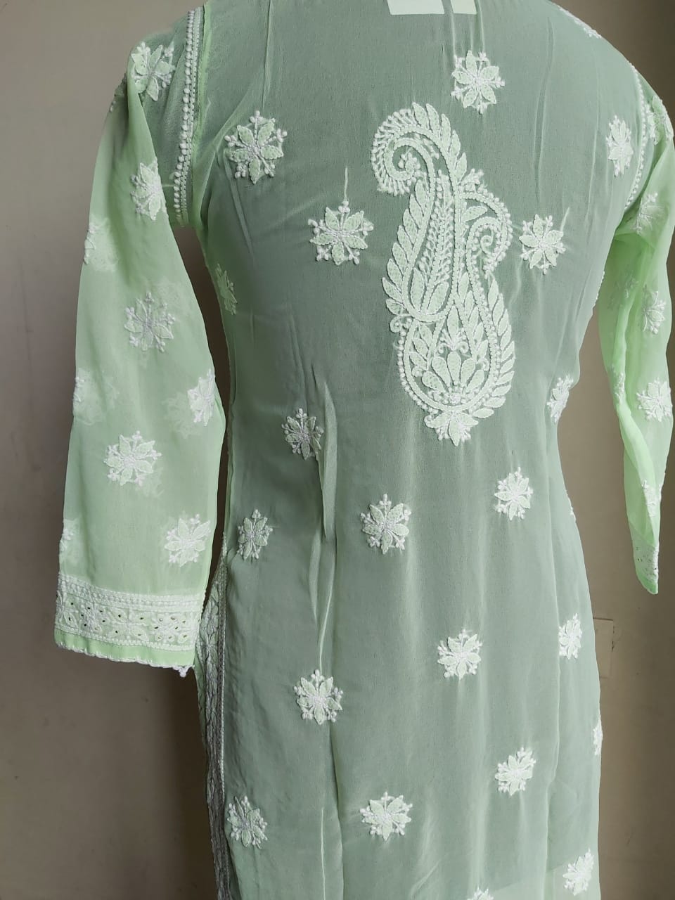 Georgette Kurti with Mukaish