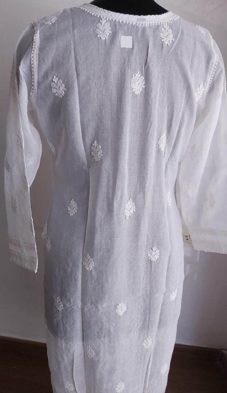 White Chikankari Kurta