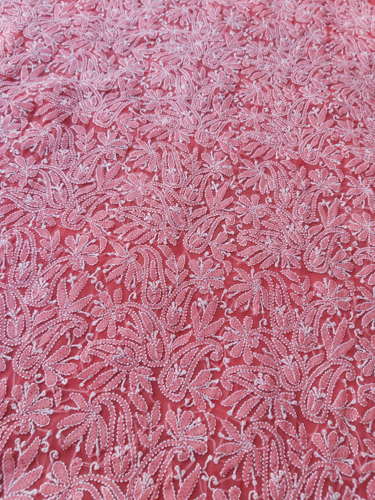 Watermelon Pink Georgette Full set