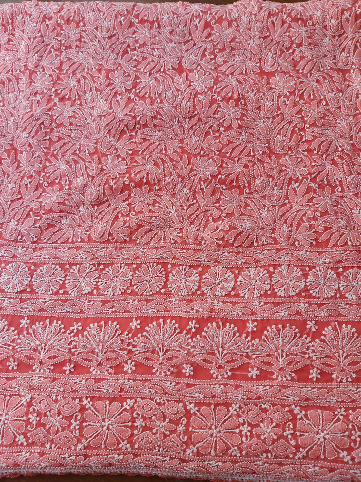 Watermelon Pink Georgette Full set