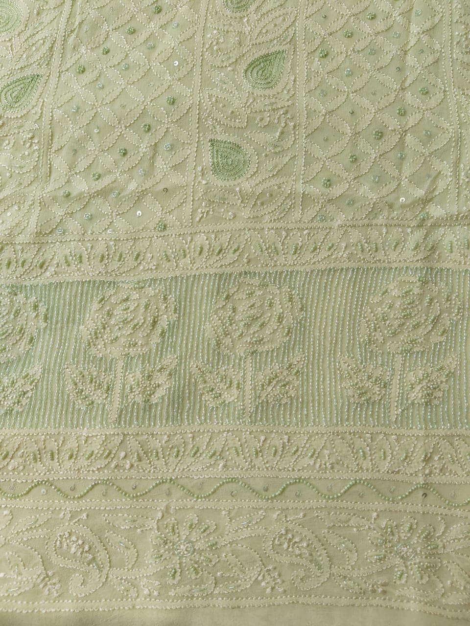 Green Viscose Kurta and dupatta