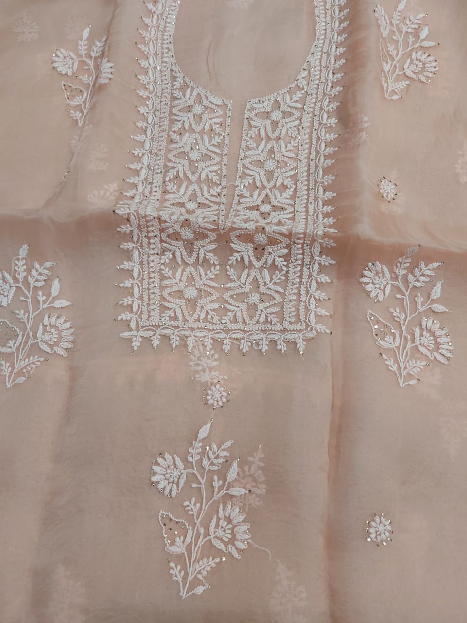 Pure Organza Kurta and Dupatta