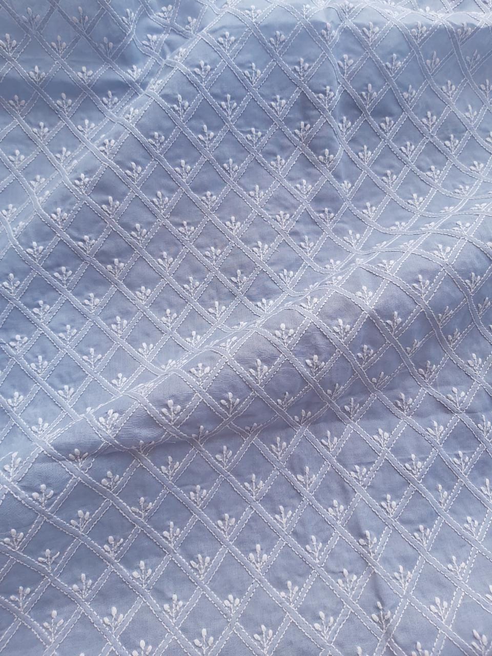 Grey Cotton Voil Full Set