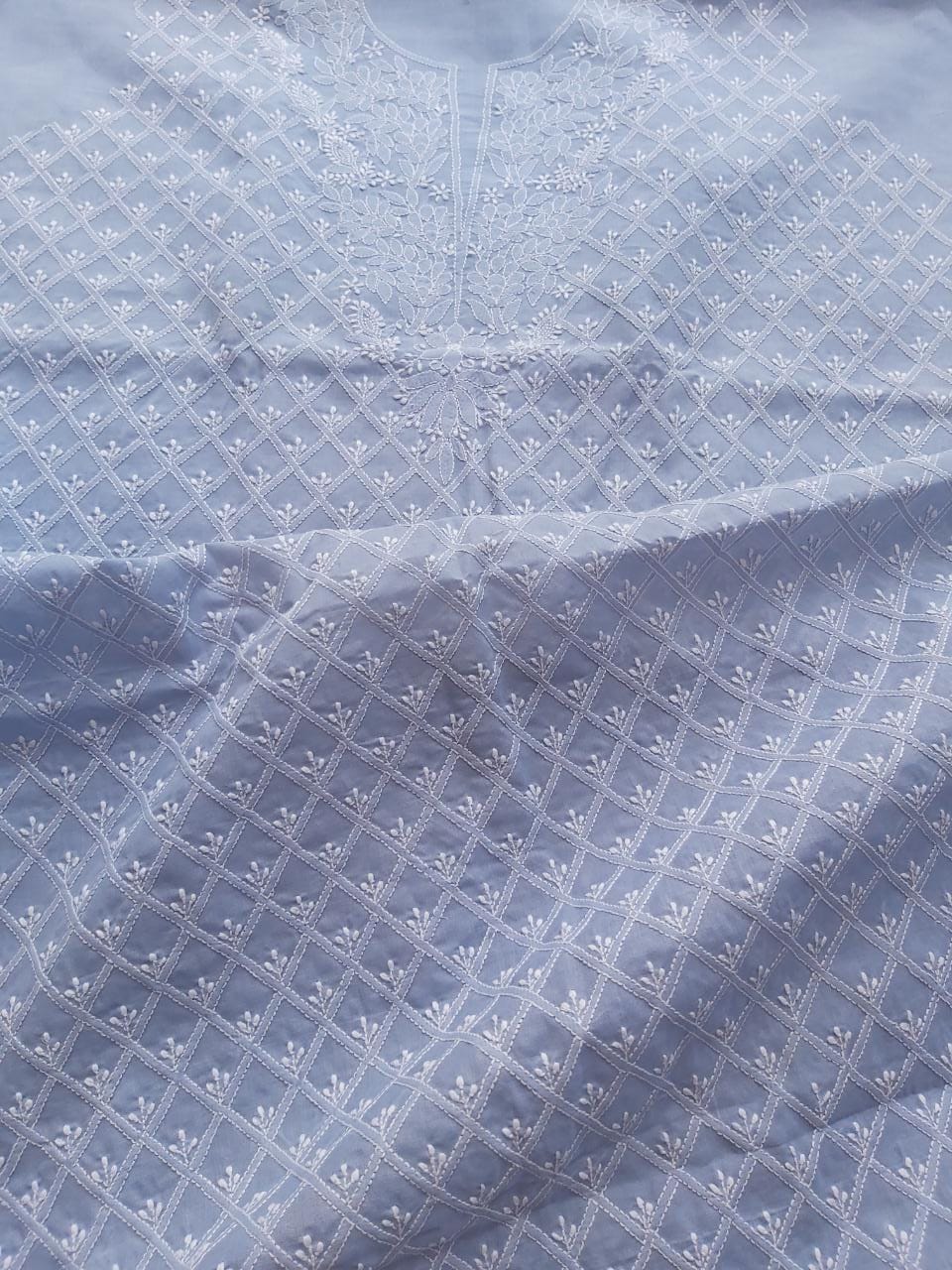 Grey Cotton Voil Full Set