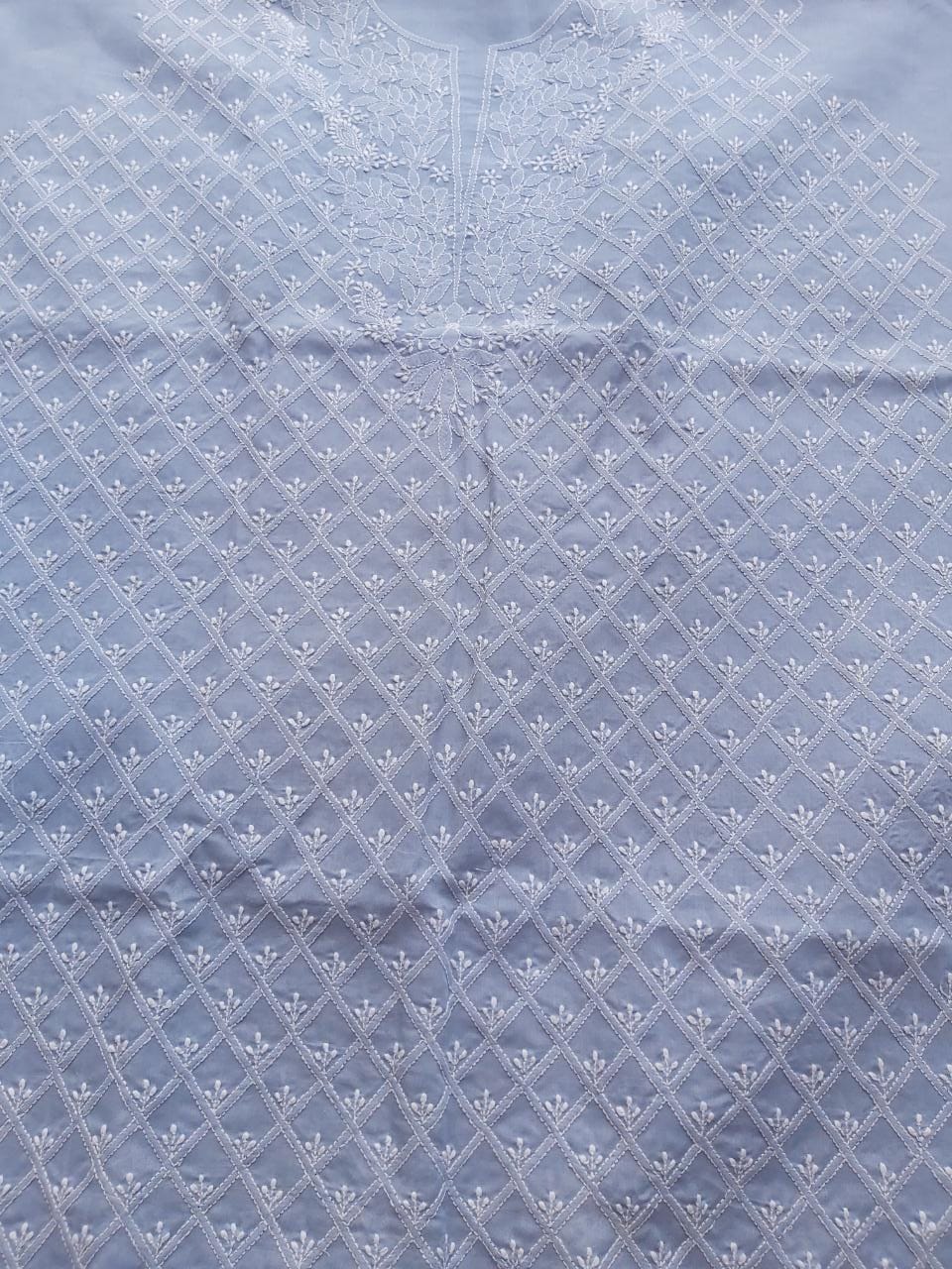 Grey Cotton Voil Full Set