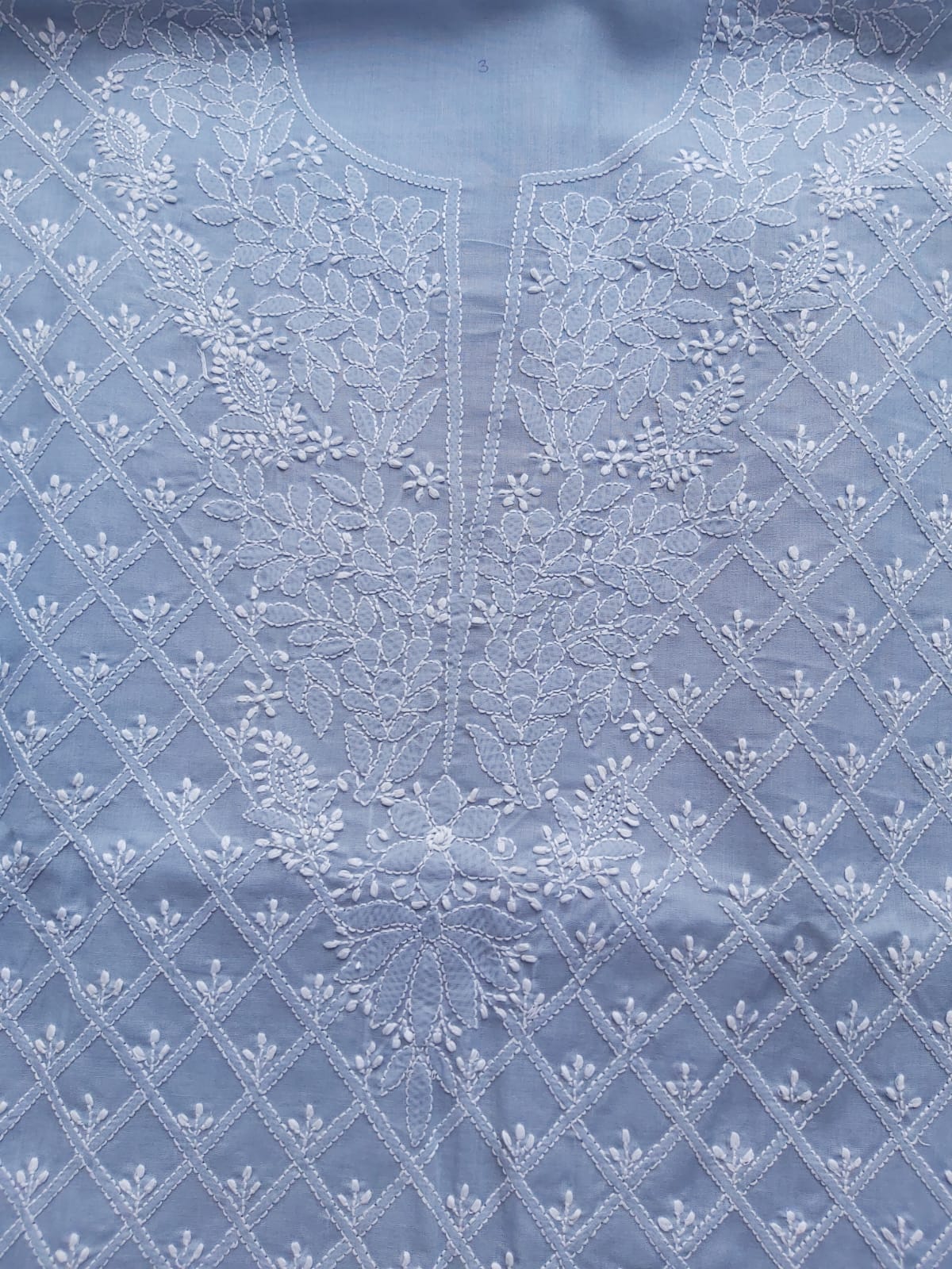 Grey Cotton Voil Full Set