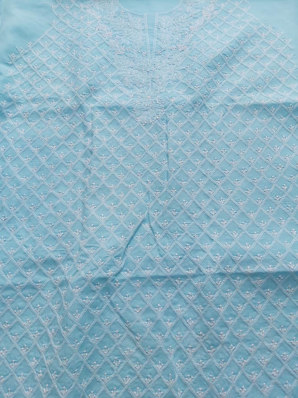 Sky Blue Cotton Full set