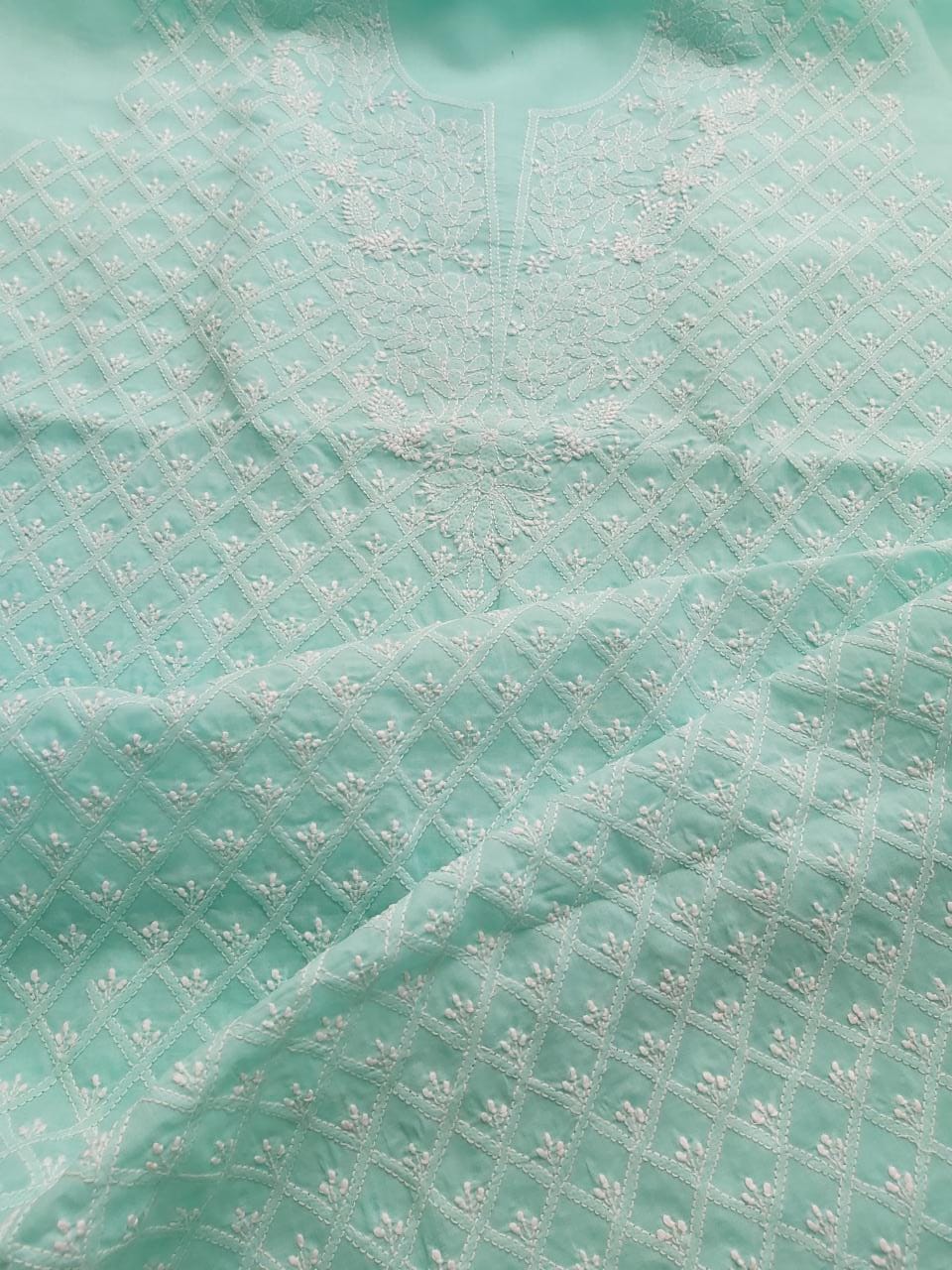 Sea Green Cotton Full set