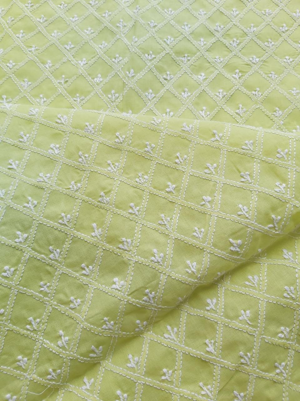 Lime Green Cotton Full Set