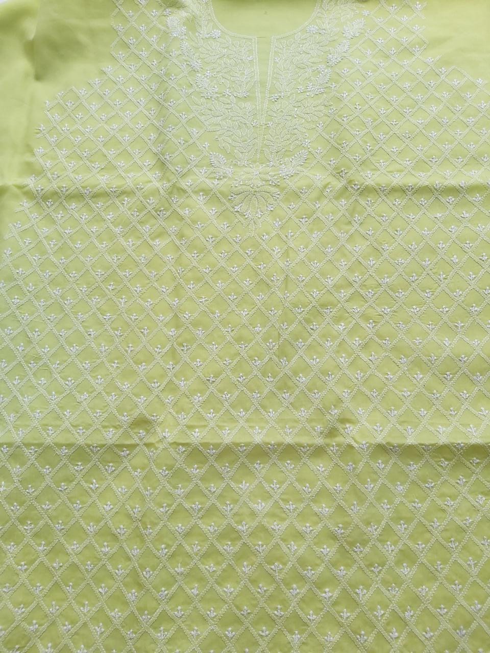 Lime Green Cotton Full Set