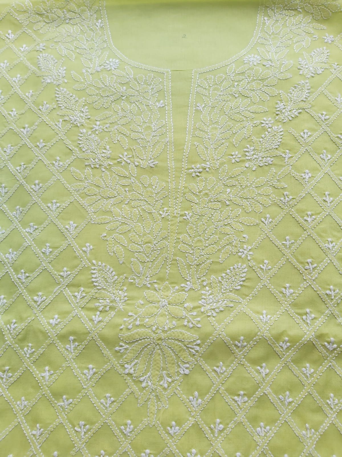 Lime Green Cotton Full Set