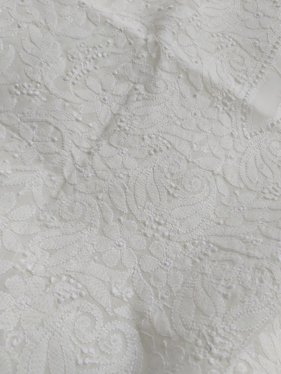 Off white Cotton Jaalwork